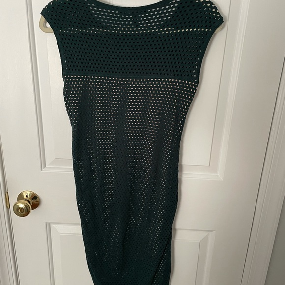 Gorgeous BCBG Illusion Emerald Green Dress - Picture 2 of 5